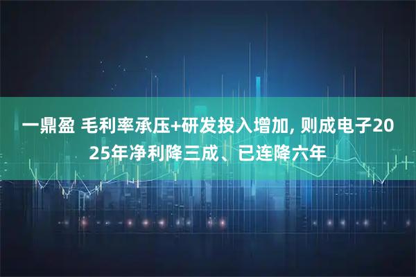 一鼎盈 毛利率承压+研发投入增加, 则成电子2025年净利降三成、已连降六年