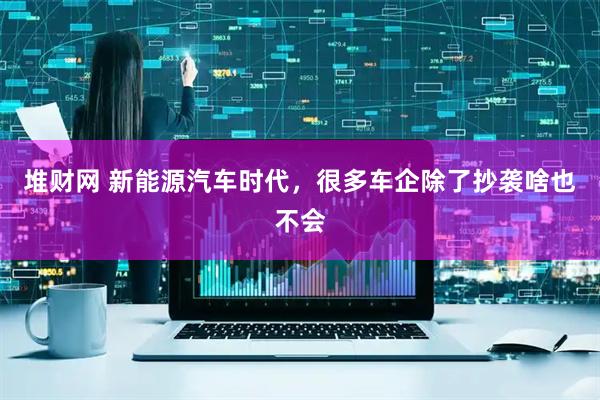 堆财网 新能源汽车时代,很多车企除了抄袭啥也不会
