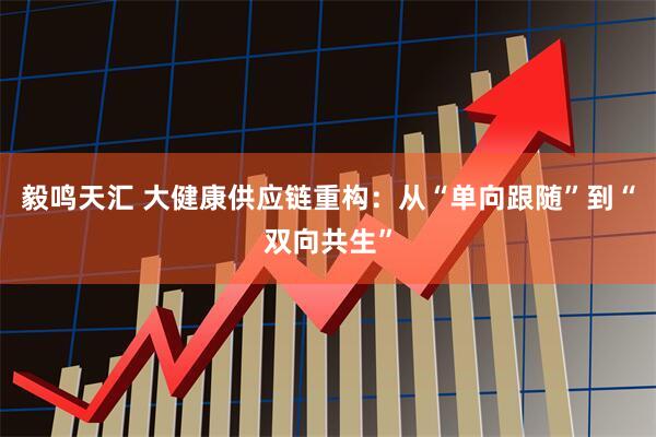 毅鸣天汇 大健康供应链重构：从“单向跟随”到“双向共生”