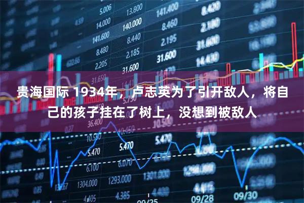 贵海国际 1934年，卢志英为了引开敌人，将自己的孩子挂在了树上，没想到被敌人