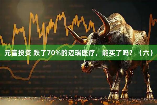 元富投资 跌了70%的迈瑞医疗，能买了吗？（六）